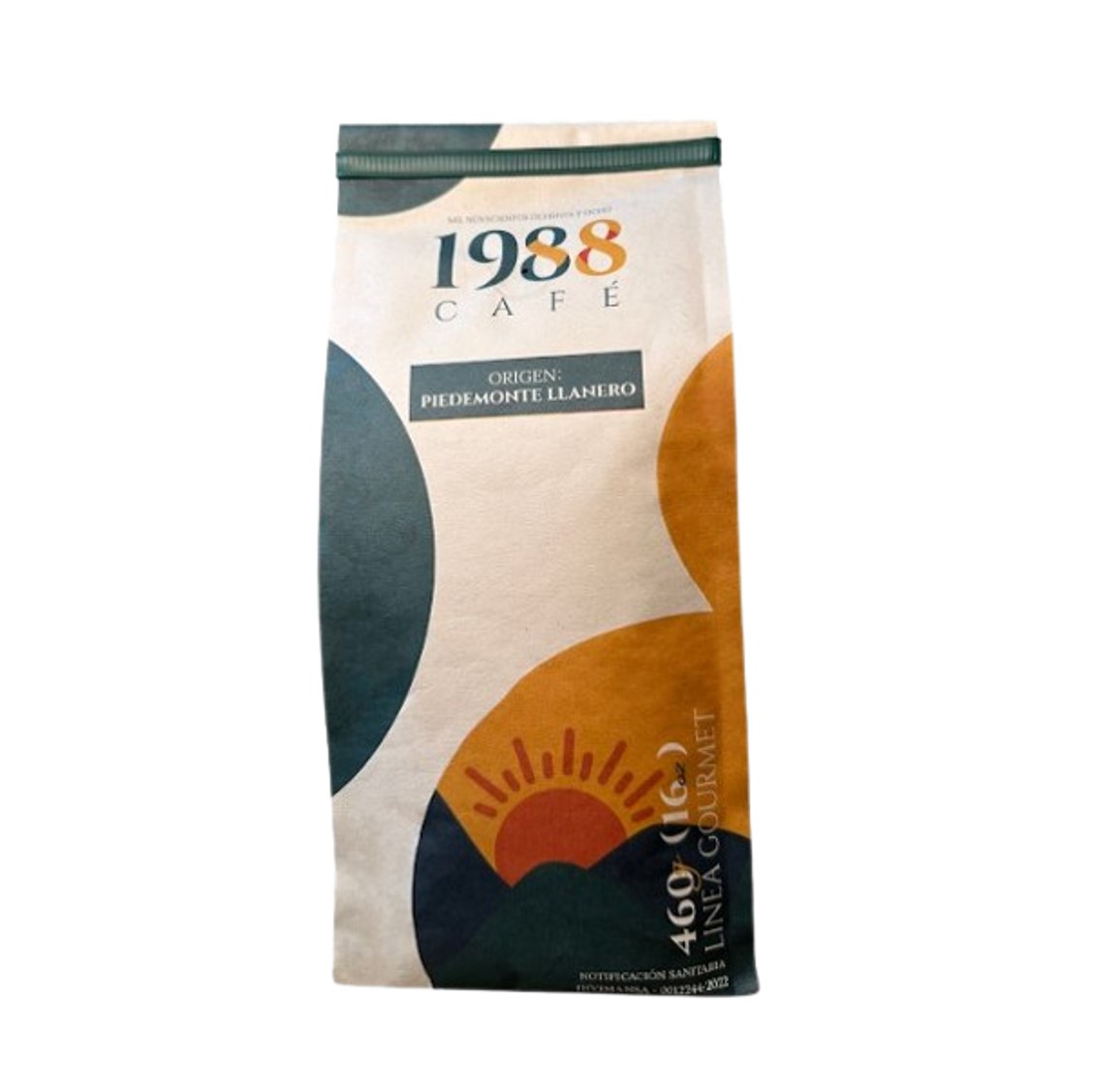 1988 Café en grano colombiano 460G, tueste medio y aroma intenso para preparar bebidas de café con sabor auténtico