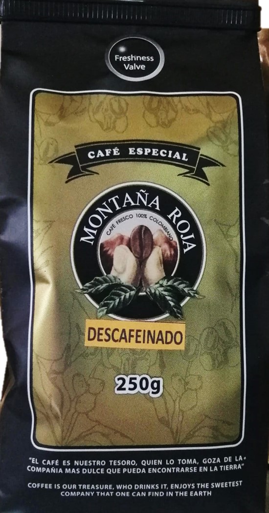 Café montaña descafeinado 250 gm